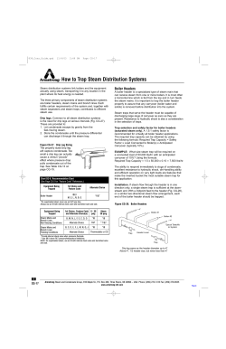 How to Trap Steam Distribution Systems Boiler Headers