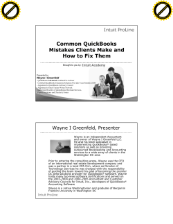 Common QuickBooks Mistakes Clients Make and How to Fix Them Wayne I Greenfeld