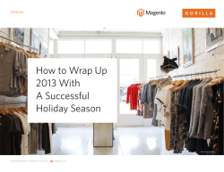 How to Wrap Up 2013 With A Successful Holiday Season