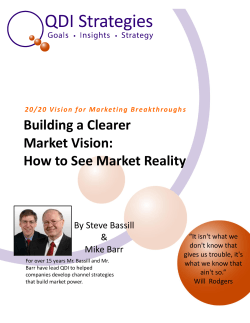 Building a Clearer Market Vision: How to See Market Reality
