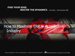 How to Maximize ERP in Automotive Industry