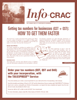 HOW TO GET THEM FASTER Getting tax numbers for businesses :