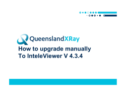 How to upgrade manually To InteleViewer V 4.3.4