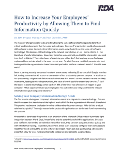 How to Increase Your Employees' Productivity by Allowing Them to Find
