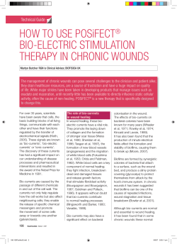 HOW TO USE POSiFECT  BIO-ELECTRIC STIMULATION THERAPY IN CHRONIC WOUNDS