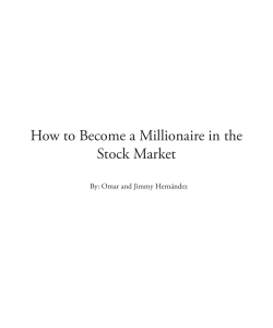 How to Become a Millionaire in the Stock Market