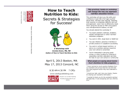 How to Teach Nutrition to Kids: Secrets &amp; Strategies