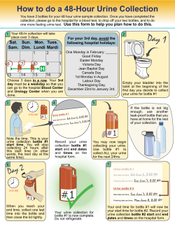How to do a 48-Hour Urine Collection