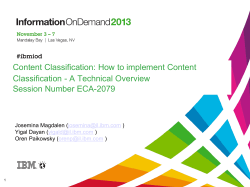 Content Classification: How to implement Content Classification - A Technical Overview
