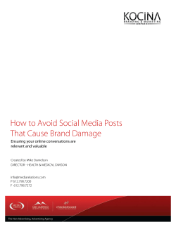 How to Avoid Social Media Posts That Cause Brand Damage