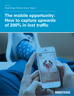 The mobile opportunity: How to capture upwards of 200% in lost traffic