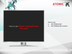 How to use Atomic Trading Studies new pack How to use: