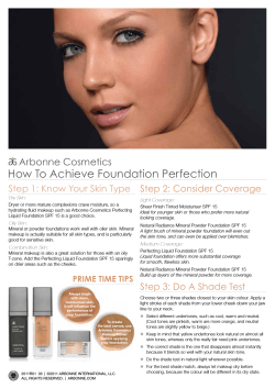 How To Achieve Foundation Perfection Arbonne Cosmetics Step 2: Consider Coverage