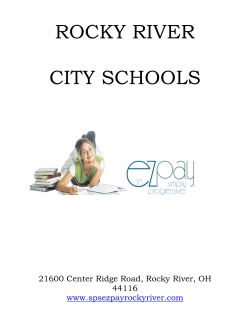 ROCKY RIVER  CITY SCHOOLS 21600 Center Ridge Road, Rocky River, OH