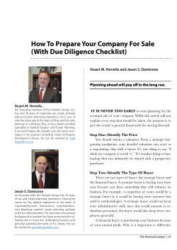 How To Prepare Your Company For Sale (With Due Diligence Checklist)