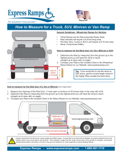 How to Measure for a Truck, SUV, Minivan or Van...