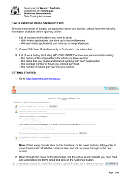 How to Submit an Online Application Form