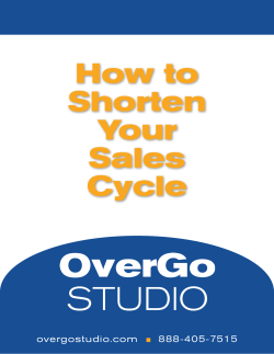 How to Shorten Your Sales
