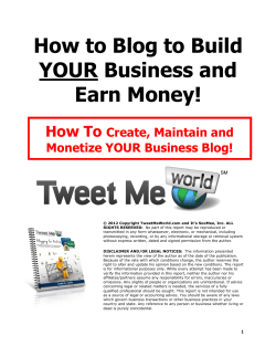 How to Blog to Build YOUR Business and Earn Money! How To