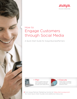 Engage Customers through Social Media How to +