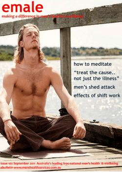 emale how to meditate “treat the cause.. not just the illness”