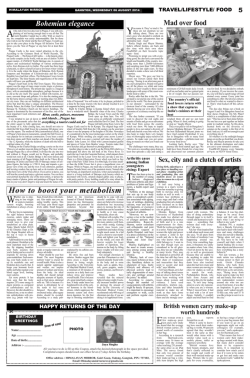 Y Bohemian elegance Mad over food