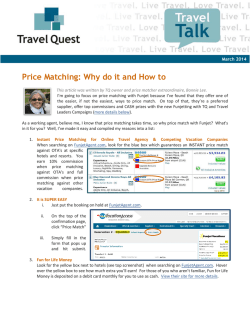 Price Matching: Why do it and How to
