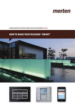 How to maKe your building “smart” Knx