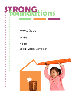 STRONG foundations  How-to Guide