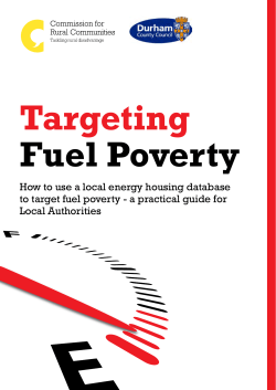 Targeting  Fuel Poverty
