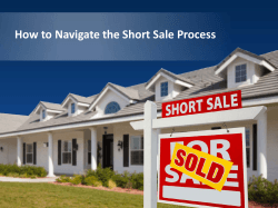 How to Navigate the Short Sale Process