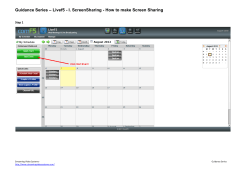 – Livef5 - I. ScreenSharing - How to make Screen... Guidance Series  Step 1
