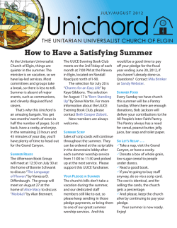 How to Have a Satisfying Summer