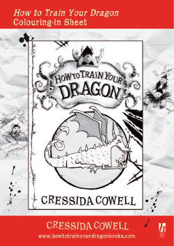 How to Train Your Dragon Colouring-in Sheet www.howtotrainyourdragonbooks.com