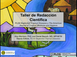 Taller de Redacción Científica PLOS Neglected Tropical Diseases y The American