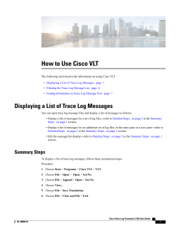 How to Use Cisco VLT