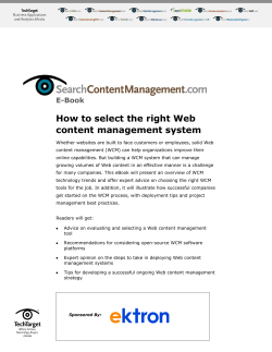 How to select the right Web content management system E-Book