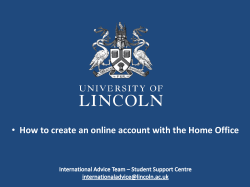 How to create an online account with the Home Office