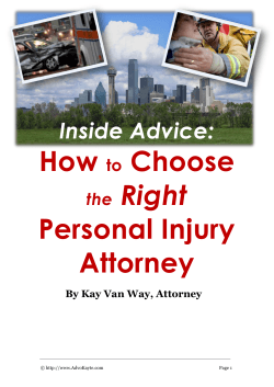 How Choose Right Personal Injury