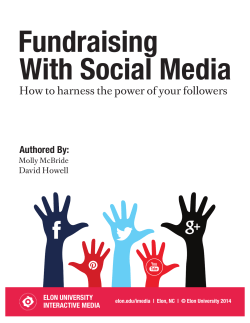 Fundraising With Social Media How to harness the power of your followers