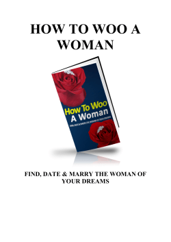 HOW TO WOO A WOMAN FIND, DATE &amp; MARRY THE WOMAN OF
