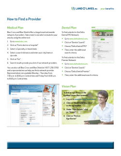 How to Find a Provider Medical Plan Dental Plan