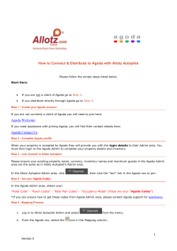 How to Connect &amp; Distribute to Agoda with Allotz Autopilot 