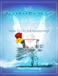 How To Do Self-Awakening! -Rion Freeberg