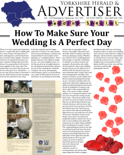 How To Make Sure Your Wedding Is A Perfect Day