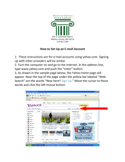How to Set Up an E-mail Account