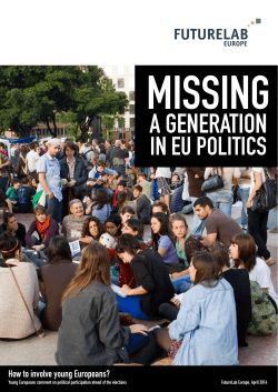 MISSING A GENERATION  IN EU POLITICS