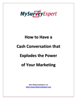 How to Have a Cash Conversation that Explodes the Power