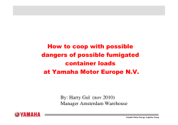 How to coop with possible dangers of possible fumigated container loads