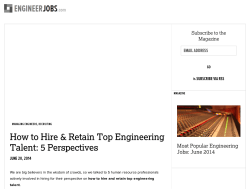 How to Hire &amp; Retain Top Engineering Talent: 5 Perspectives